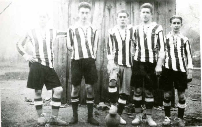 Jugadores de El Arenas de Santa Ana, años 30